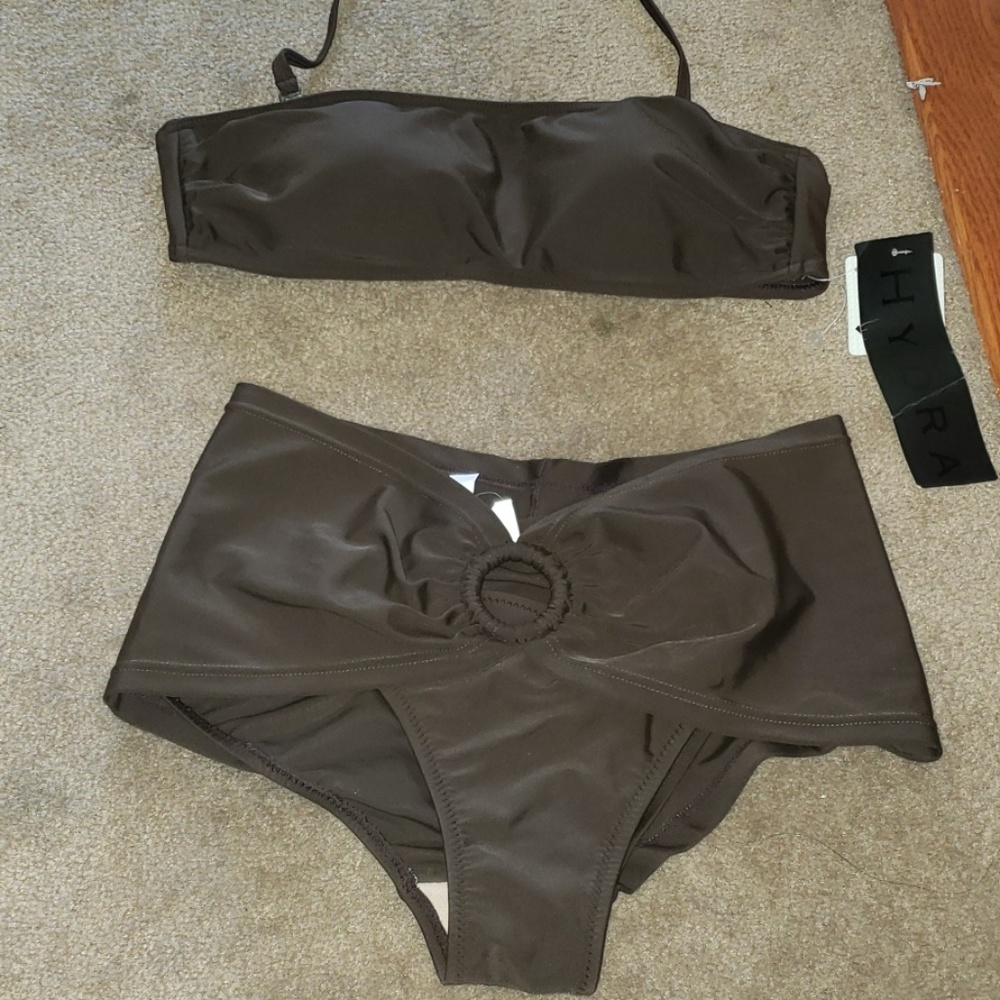 Hydra brand 2 piece NWT brown swimsuit